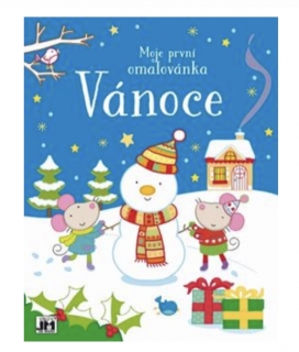 První omalovánky Vánoce