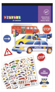 Samolepky- vozidla, 570 ks