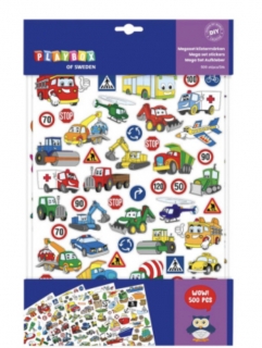 Samolepky - doprava, 500 ks