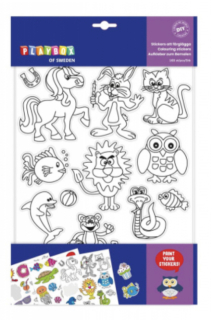 Samolepky - k vybarvování , 160 ks