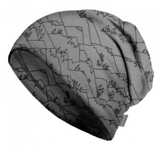 DĚTSKÁ ČEPICE FLEECOVÁ SPADENÁ, HORY