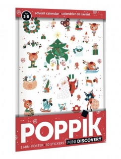 POPPIK Samolepkový plakát VÁNOCE