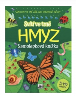 Hmyz - samolepková knížka svítící ve tmě