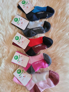 Merino ponožky dětské SURTEX - zima 70% merina volný lem