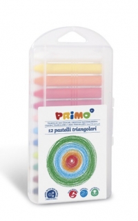 Voskové pastelky trojboké 12ks SUPERSOFT, 85mm