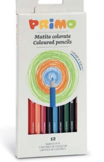 Pastelky šestihranné 12ks, tuha Ø 2,9mm,