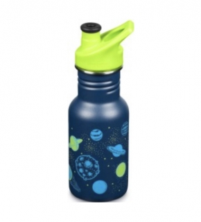 Dětská nerezová lahev Kid Classic Narrow w/Kid Sport Cap - planets 355 ml