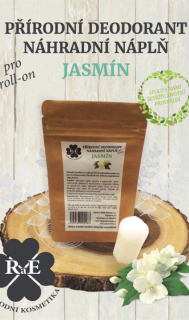 NÁHRADNÍ NÁPLŇ DO PŘÍRODNÍHO DEODORANTU ROLL-ON 22 G - Jasmín