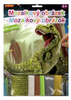 Mozaikový obrázek - T-rex